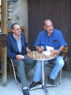 Pierre Jarnac et Franck Daffos � Rennes-le-Ch�teau