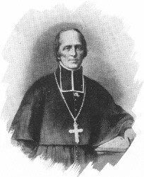 Msg Henri Marie Gaston de Bonnechose, archev�que de Carcassonne de 1848 � 1858 puis archev�que de Rouen de 1858 � 1888.