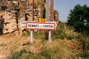 Panneau de Rennes-le-Ch�teau en 1994