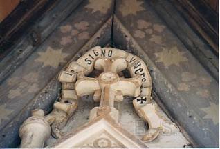 Eglise de Rennes-le-Chteau, le fronton