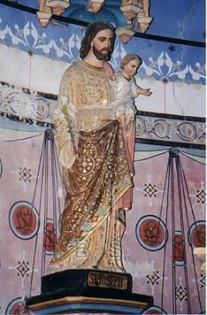 Eglise de Rennes-le-Chteau,Saint Joseph  l'enfant Jsus