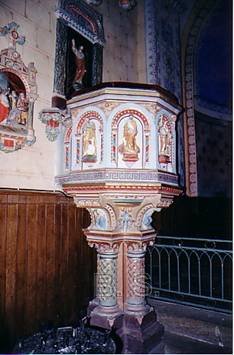 Eglise de Rennes-le-Chteau, la chaire