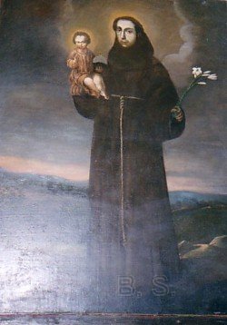 La chapelle Sainte Roseline - Tableau de Saint Antoine de Padoue