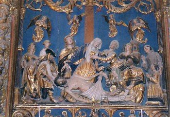 La chapelle Sainte Roseline - Retable de la d�position du Christ