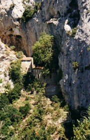 L'Ermitage Saint Antoine de Galamus - Cliquer pour agrandir